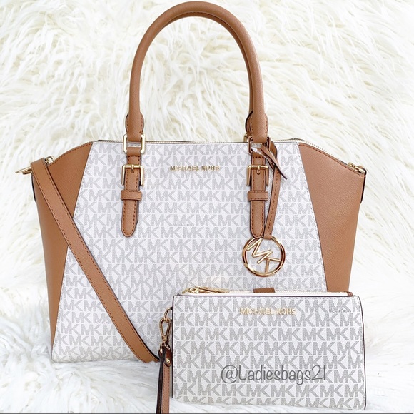 Michael Kors Handbags - NWT Michael Kors Ciara Satchel & Wristlet